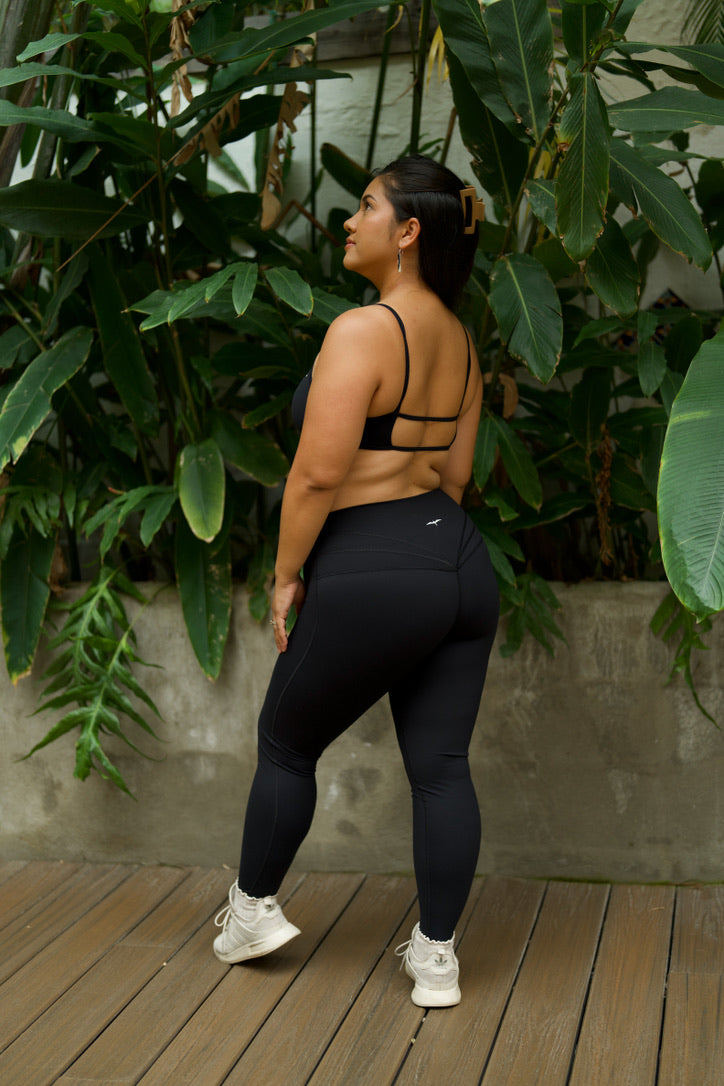 The KOLU Full-length Legging - 'IWA BLACK