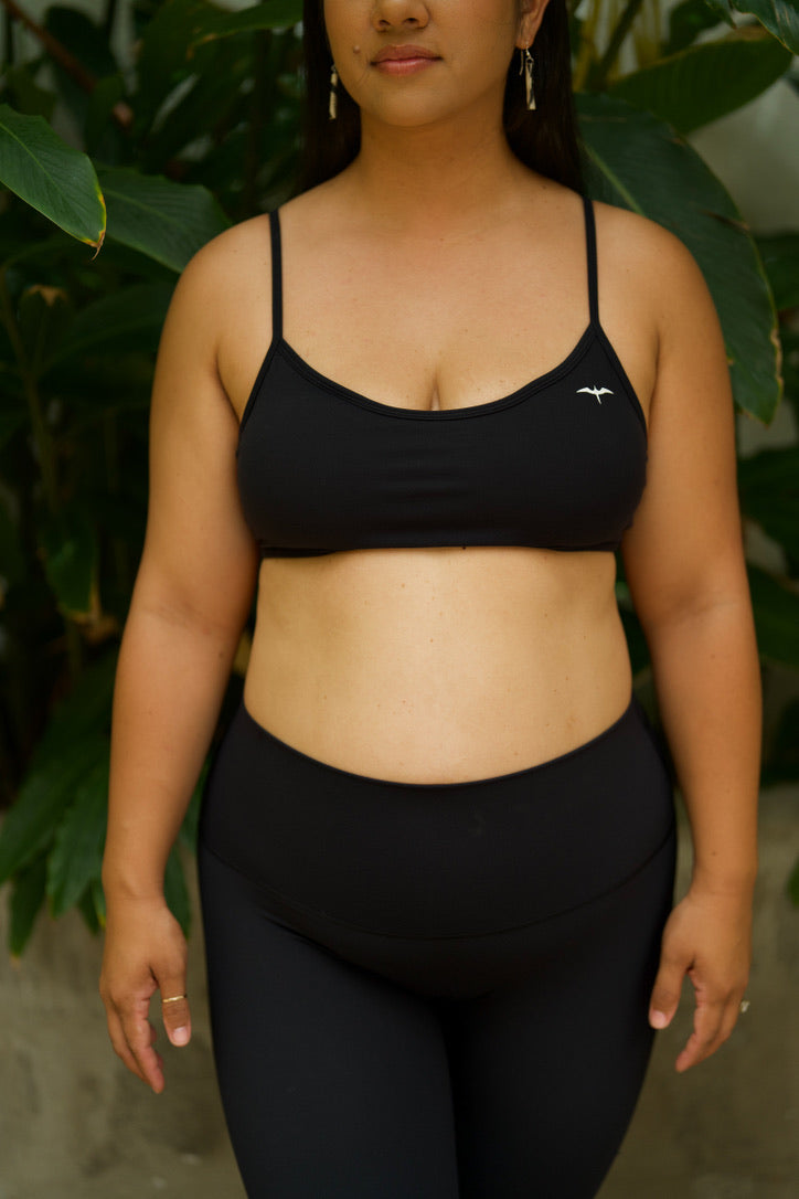 The PELE Bralette - ʻIWA BLACK
