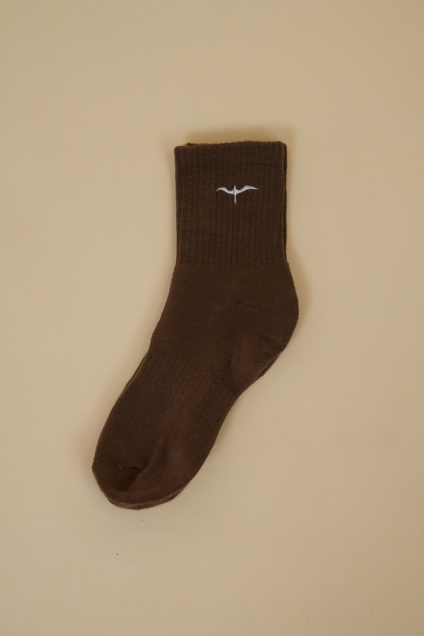 Athletic Half-Crew Embroidered Socks (Unisex)