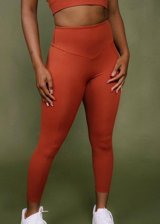 The KAMAKAI 7/8 Legging - RED DIRT