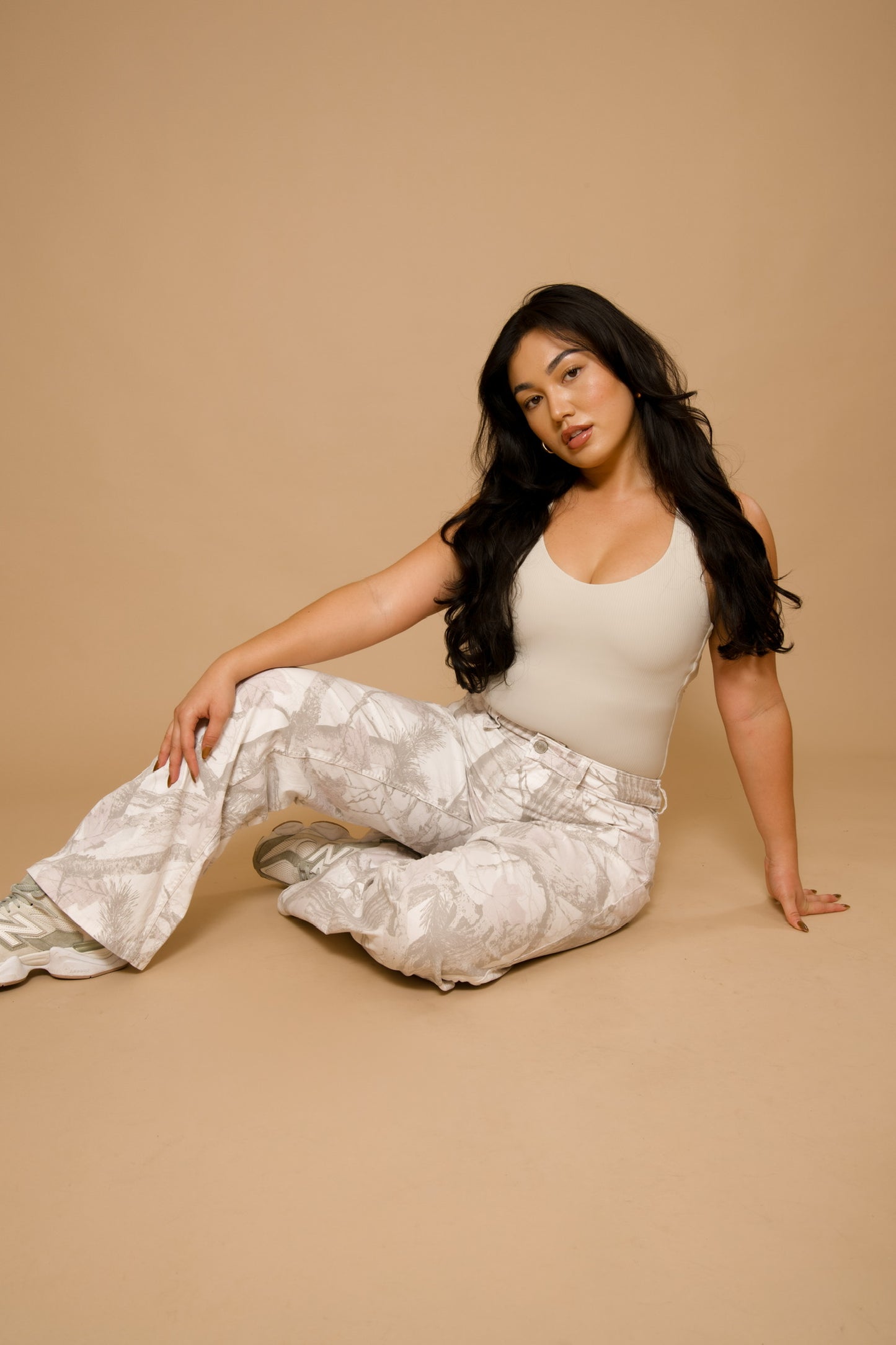 The LOKE Ribbed Bodysuit - CREAM