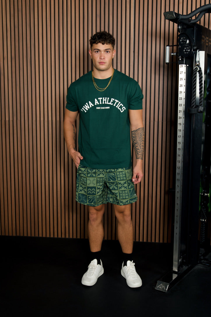 Men's CLASSIC Athletic Short - GREEN KUIKI