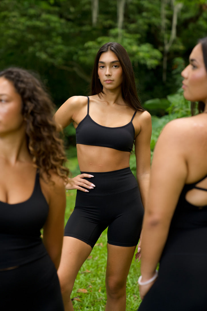 The PELE Bralette - ʻIWA BLACK