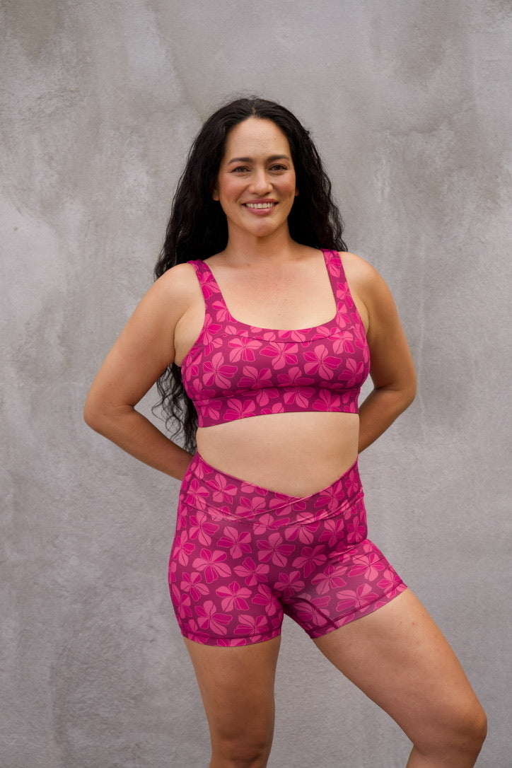 The MIKIOI 4" Crossband Short- MAUVY MELIA