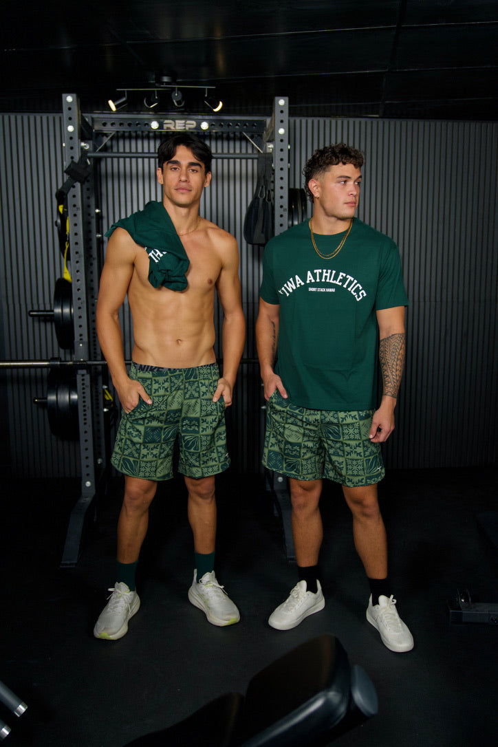 Men's CLASSIC Athletic Short - GREEN KUIKI