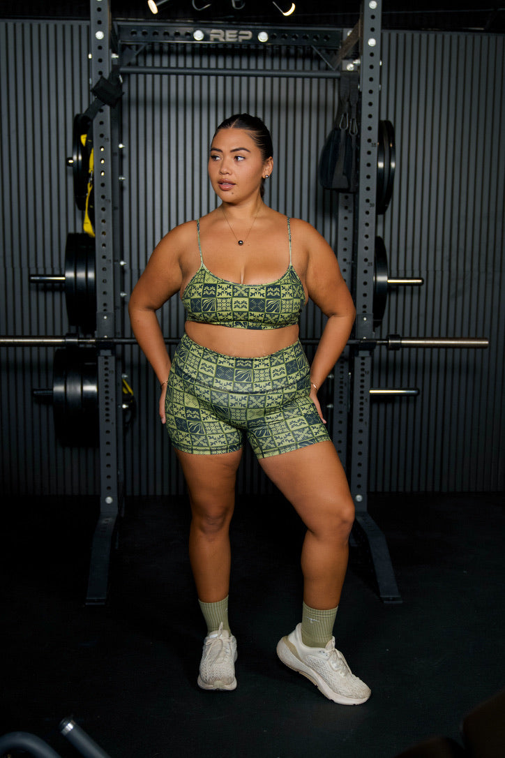 The PELE Bralette - GREEN KUIKI