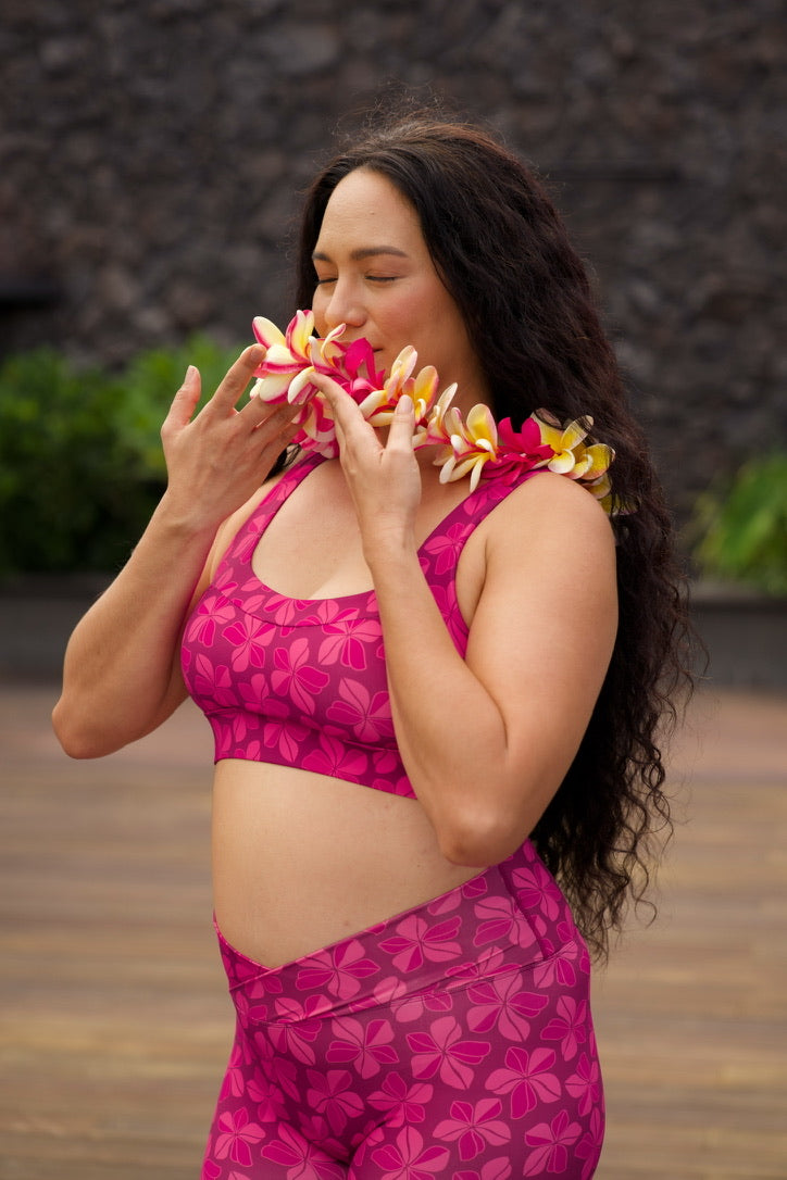 The HĀ Sports Bra - MAUVY MELIA