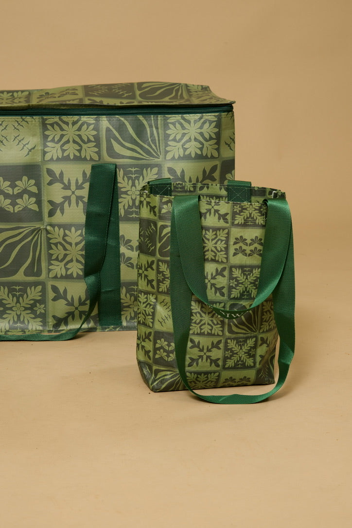 Small MANINI Bucha Bag - Green ʻIWA KUIKI
