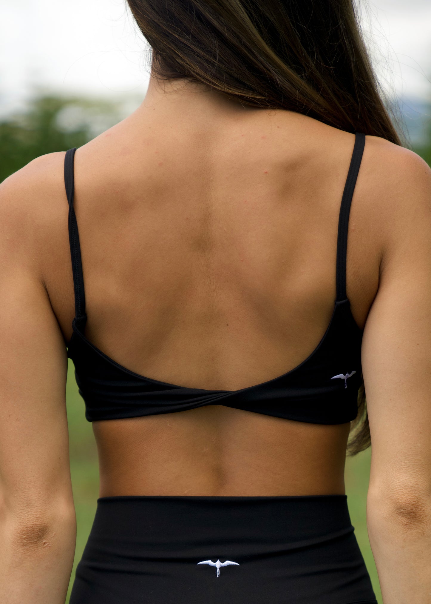The ʻOLINA Bralette - ʻIWA BLACK