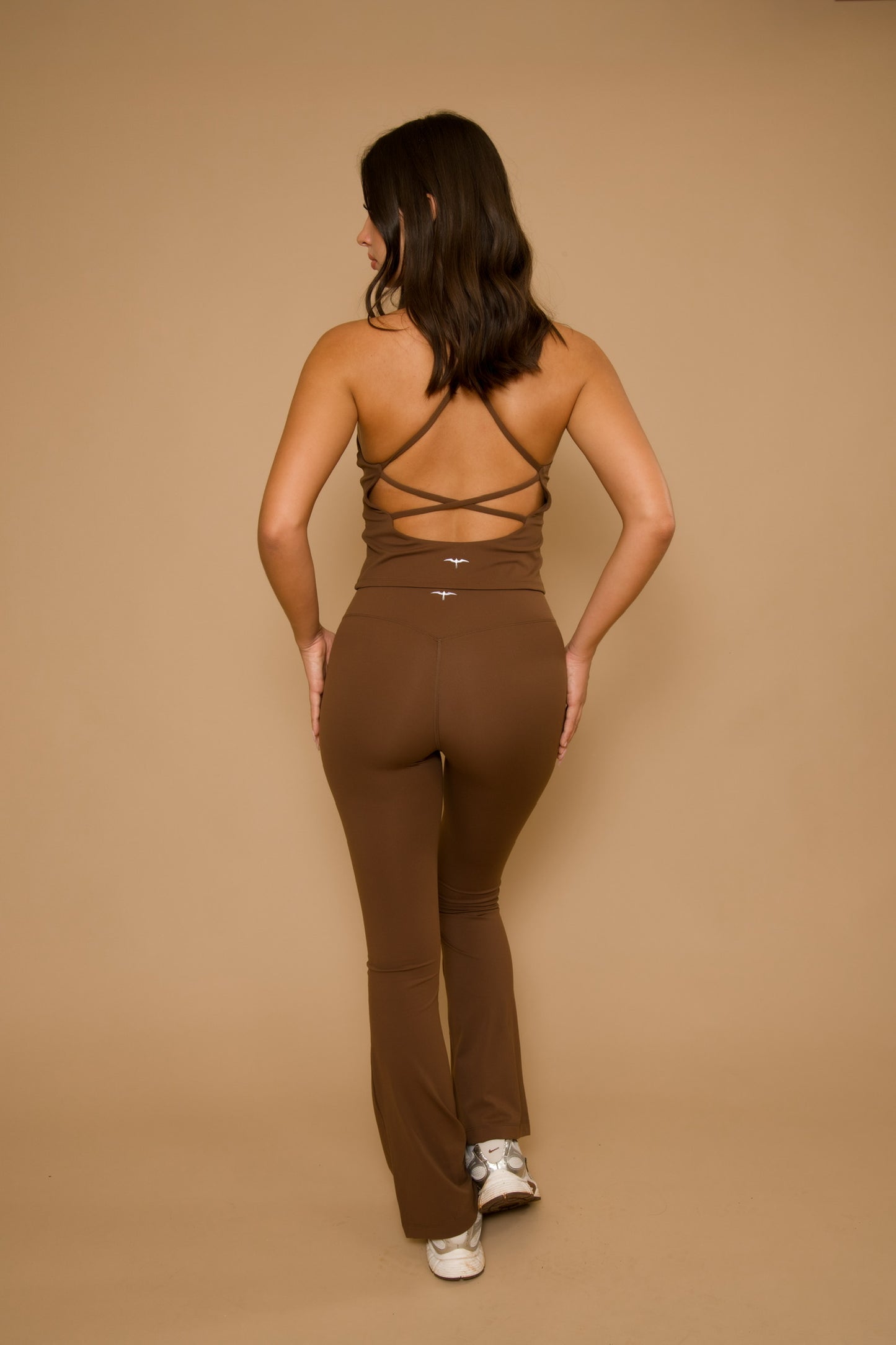 The KAILA Bootcut Legging - DARK ROAST