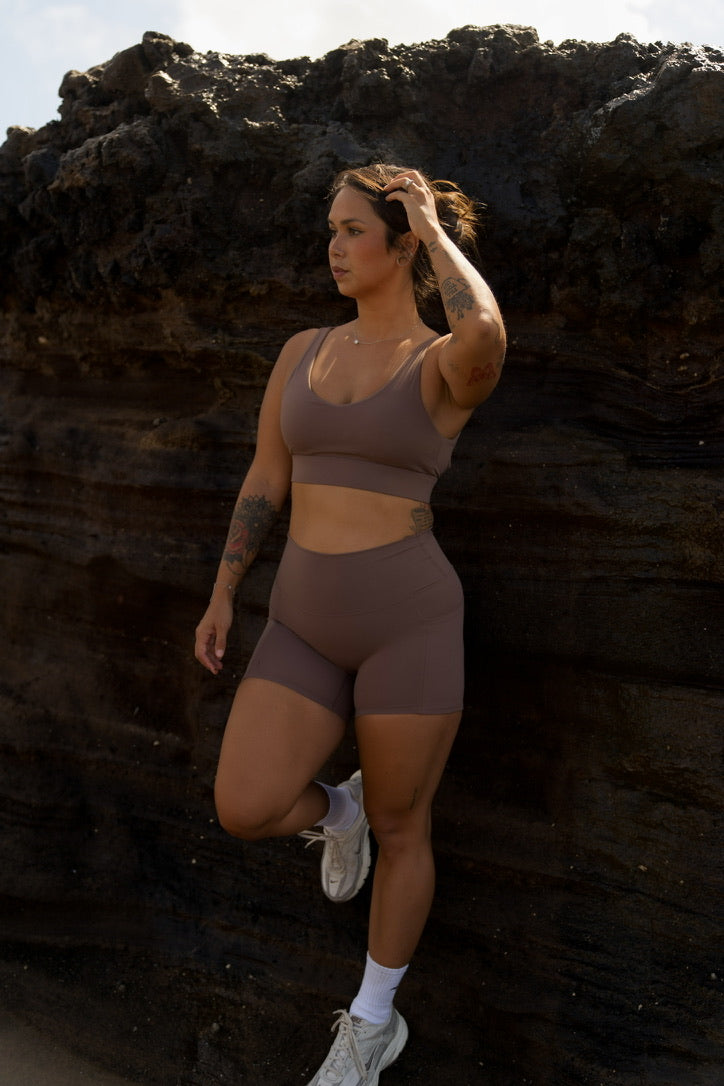 The KALALAU Sports Bra - RICH EARTH