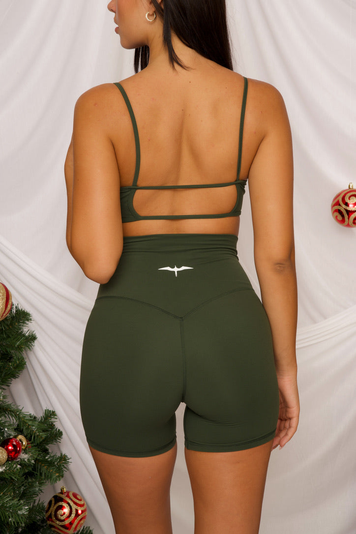 The KAIKINI 5" Short - MISTLETOE GREEN (PRE-ORDER)