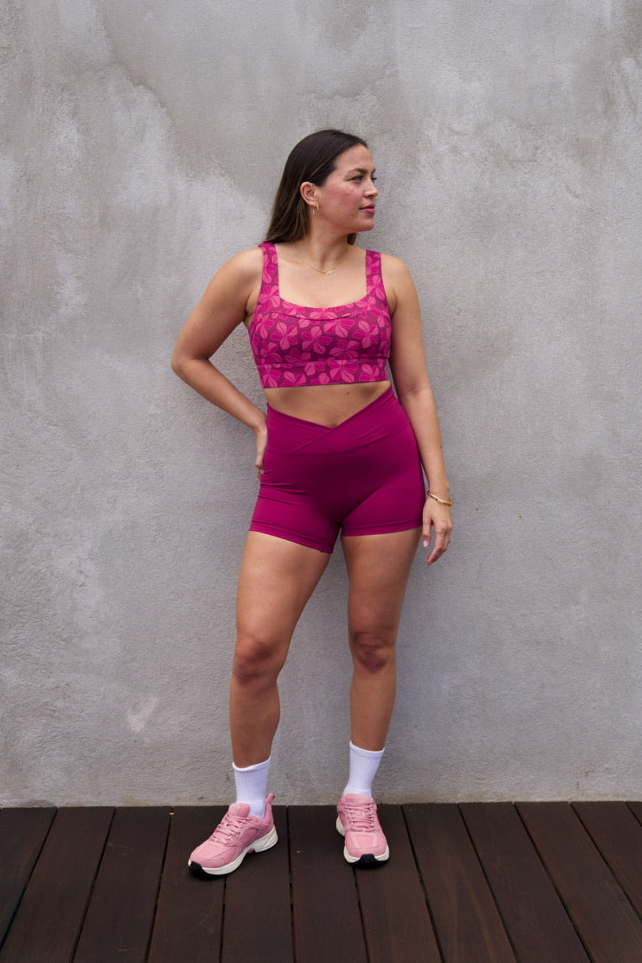 The HĀ Sports Bra - MAUVY MELIA