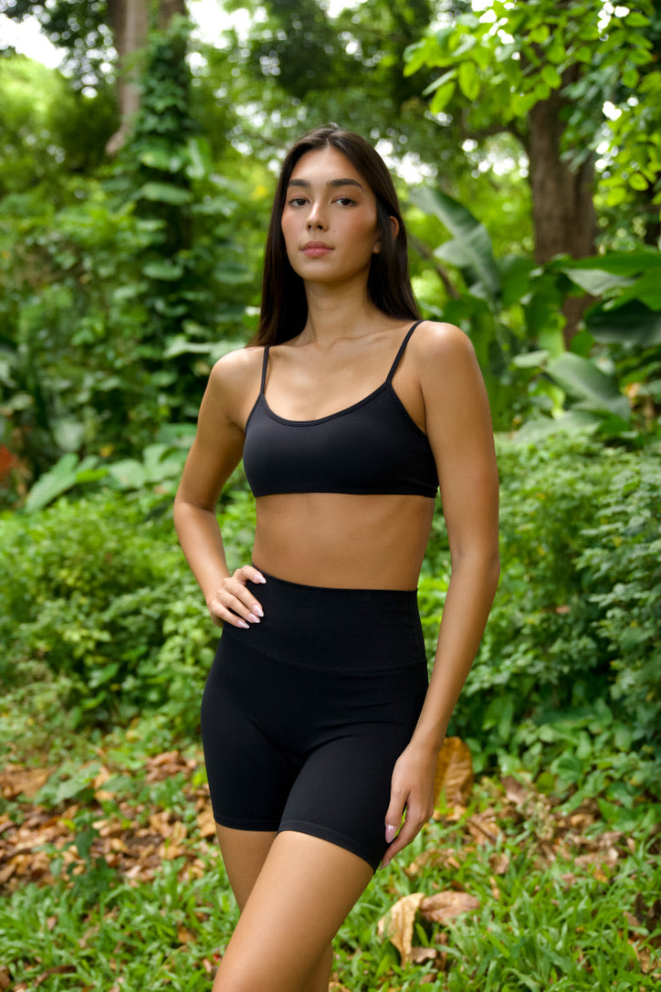 The PELE Bralette - ʻIWA BLACK