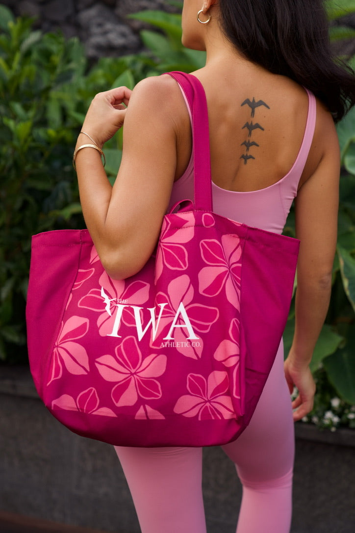 Dual Strap Canvas Bag - MAUVY MELIA