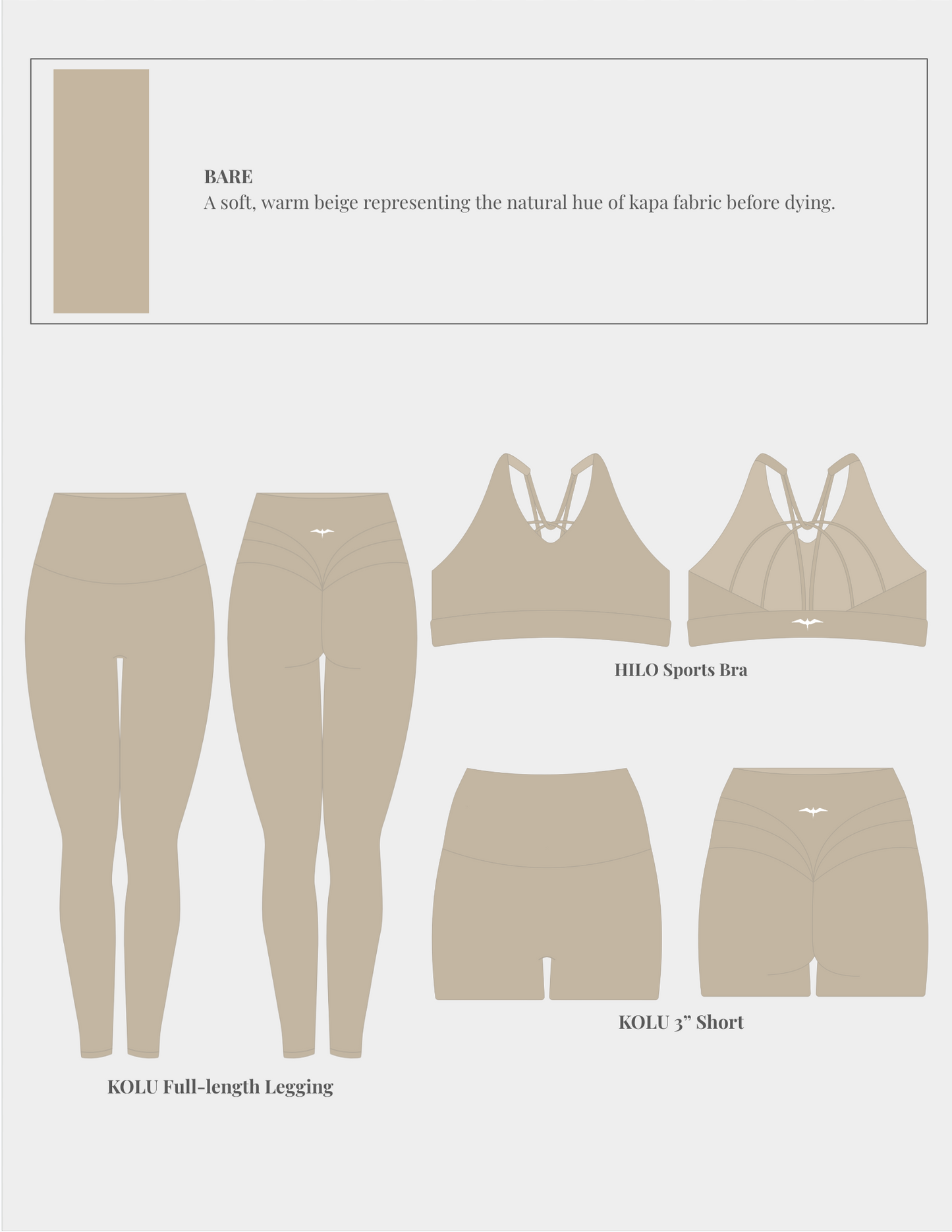 The KOLU 3" Short - BARE