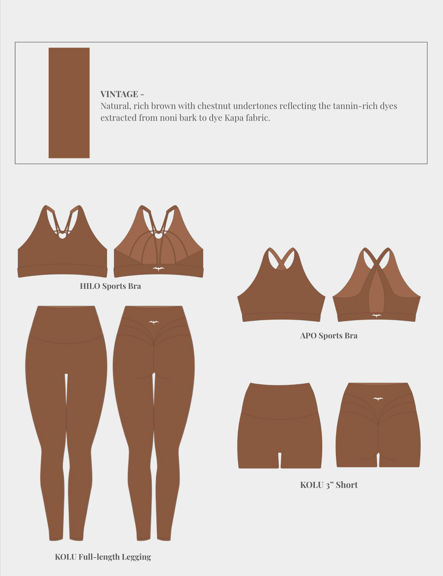 The HILO Sports Bra - VINTAGE