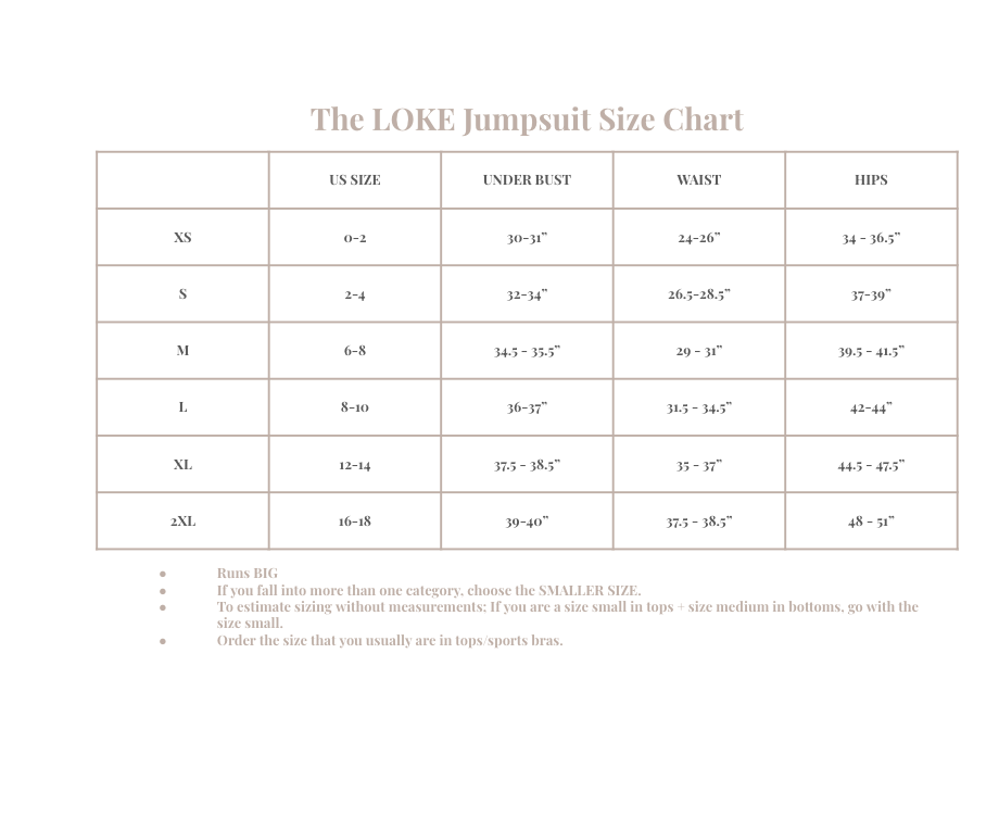 The LOKE Jumpsuit - SHADE