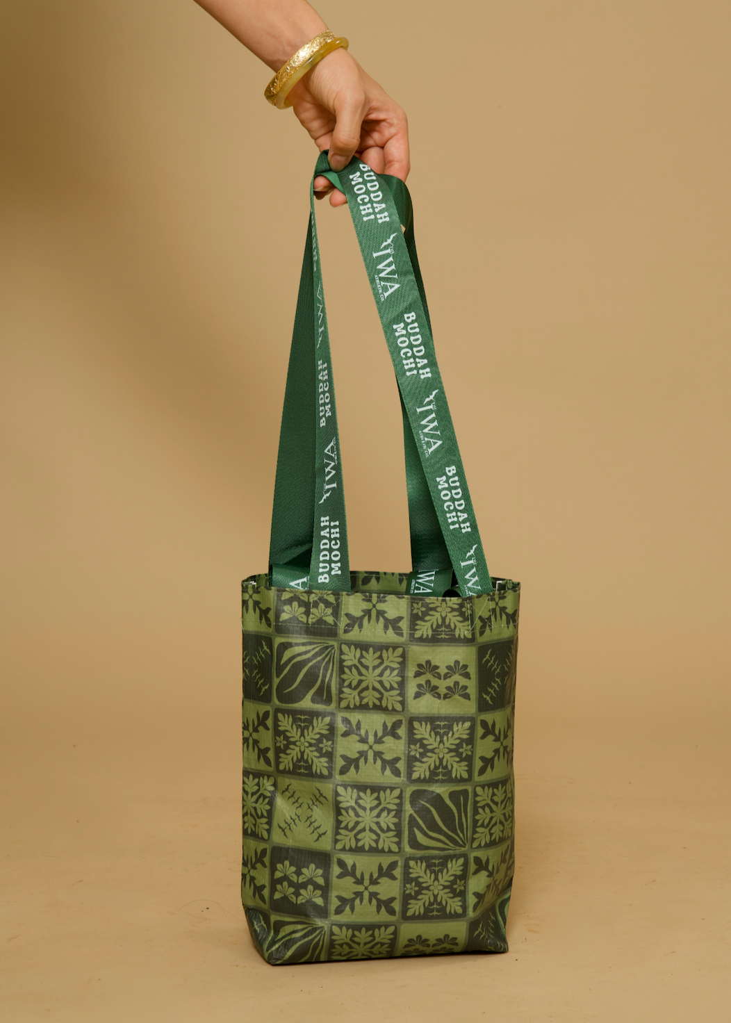 Small MANINI Bucha Bag - Green ʻIWA KUIKI