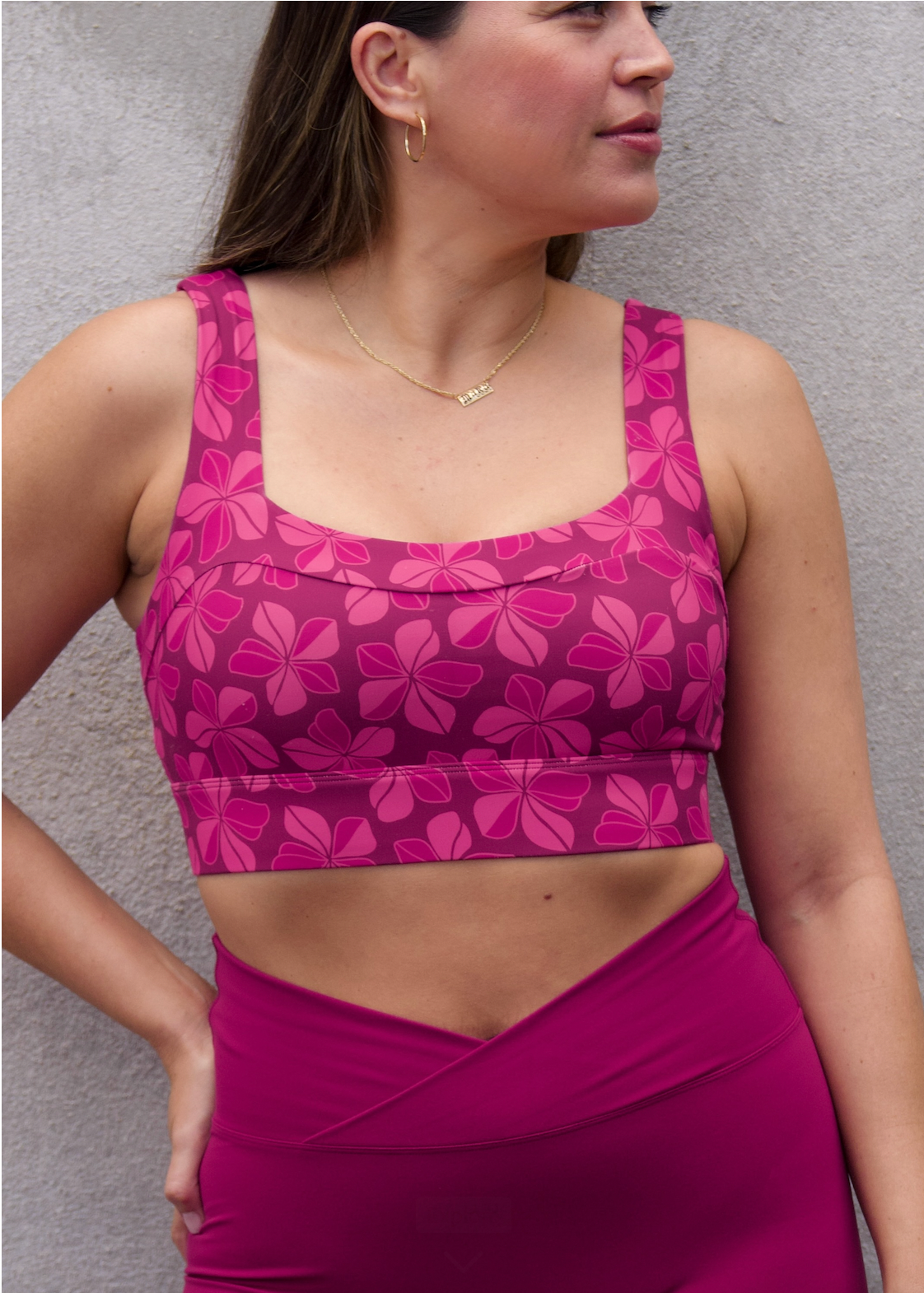 The HĀ Sports Bra - MAUVY MELIA